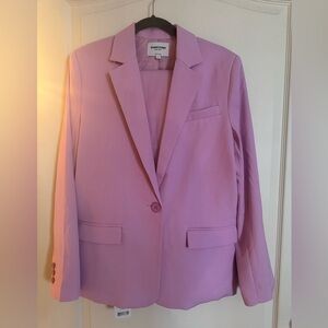 Women's Purple Blazer by Romee Strijd x NA-KD suit (rare)